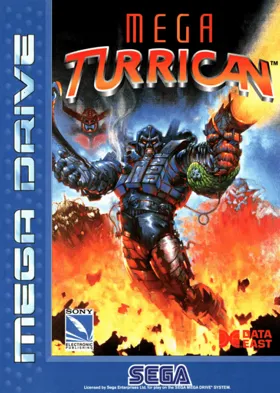 Mega Turrican (Europe) box cover front